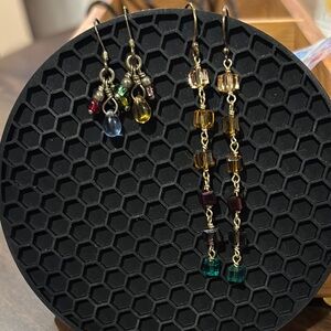 Elegant Beaded Earrings Set